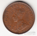 ЮАР 1/2 пенни 1935