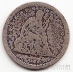 США 25 центов 1877