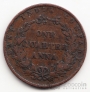 Индия - Британская Индия 1/4 анны 1858