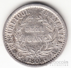 Франция 1/2 франка 1808