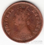 Индия - Британская Индия 1/2 пайса 1897