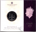 Великобритания 5 фунтов 2023 Коронация (блистер)
