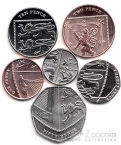 Великобритания набор 6 монет 2016-2021