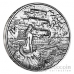 США 2 унции серебра 2016 Пираты Карибского моря - Русалка