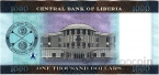 Либерия 1000 долларов 2022