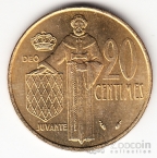 Монако 20 сентим 1977