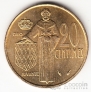 Монако 20 сентим 1977