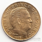 Монако 20 сентим 1977