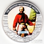 Либерия 5 долларов 2010 Великие полководцы - Джузеппе Гарибальди
