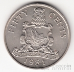 Бермуды 50 центов 1981