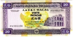 Макао 20 патака 1996 (Banco Nacional Ultramarino)