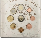 Мальта набор 9 монет евро 2023 с монетой 2 евро 2023 550 лет со дня рождения Николая Коперника (блистер)
