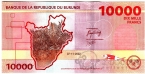 Бурунди 10000 франков 2022