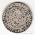 Германия - Пруссия 1/6 талера 1842