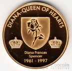 Великобритания жетон Жизнь Принцессы Дианы №3