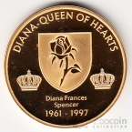 Великобритания жетон Жизнь Принцессы Дианы №5