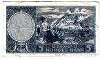 Норвегия 5 крон 1963