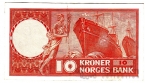 Норвегия 10 крон 1972