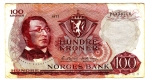 Норвегия 100 крон 1971