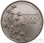 Венгрия 3000 форинтов 2023 Венгерская литература - 250 лет со дня рождения поэта Чоконаи Витеза Михая