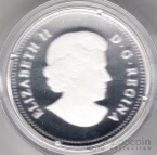 Канада 20 долларов 2010 Флора - Кленовый лист и хрустальная капля дождя