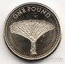 Гибралтар 1 фунт 2014