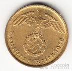 Германия 5 пфеннигов 1938 G