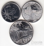 Зимбабве набор 3 монеты 2024