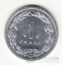 Центральноафриканские штаты 1 франк 1990