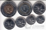 Кюрасао набор 7 монет 2025