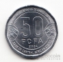 Центральноафриканские штаты 50 франков 2024